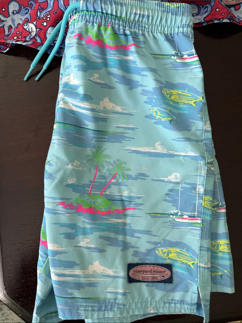 Size pairs of size medium boys vineyard vines swim trunks - Picture 3 of 14